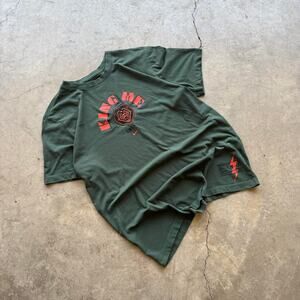Green nike king me tee